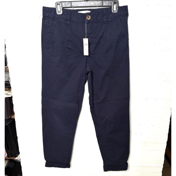 Anthropologie Pants - By Anthropologie Navy Chino Pant 27 NWT Americana Coastal Capsule Preppy